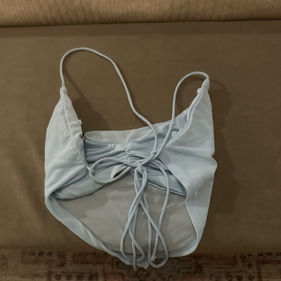 Princess Polly Blue Built in Bra Tank Top / XS - Picture 2 of 3